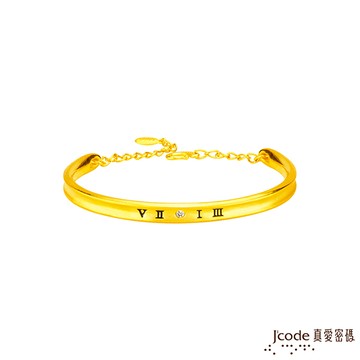 J’code真愛密碼 我愛你一生黃金手環