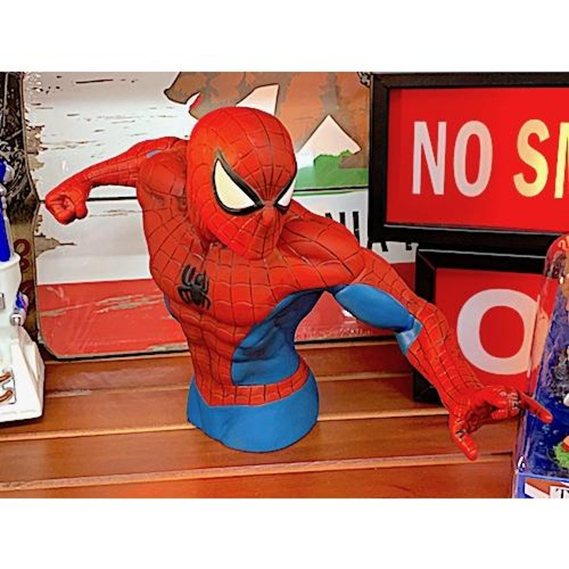 MARVEL グッズ アメリカン雑貨 バストバンク SPIDERMAN スパイダーマン 