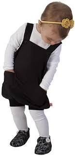 2014SS 春夏 Aarrekid 黑色有機棉連身吊帶短褲(下部無扣子)