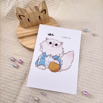 ME183-47_我紙在乎你百喵萌明信片_postcard