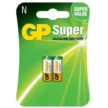 GP Super 5號(N)鹼性電池4粒裝(吊卡裝1.5V LR1)
