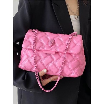 百搭ins腋下小包包女2025春夏新款時尚菱格鏈條包高級質感斜挎包