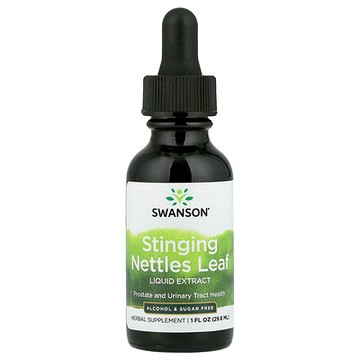 Swanson, 蕁麻葉液體提取物，無酒精和糖，1 液量盎司（29.6 毫升）