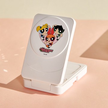 飛天小女警愛的守護22.5W折疊式三合一Qi2磁吸支架無線充電器