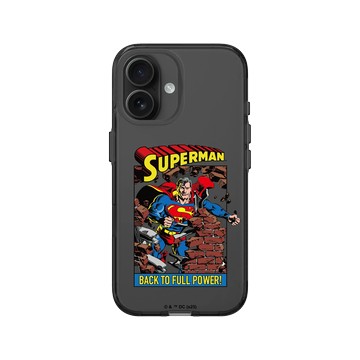 iPhone 16 Clear (相機按鈕) 酷墨灰 - Superman - Superman-殺出重圍