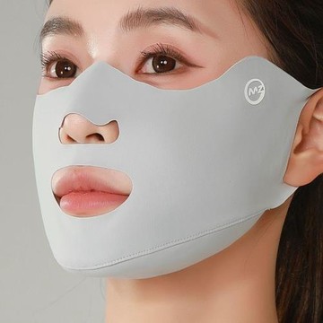 戶外運動防曬口罩跑步高爾夫專用冰絲掛耳面罩露嘴鼻透氣防紫外線