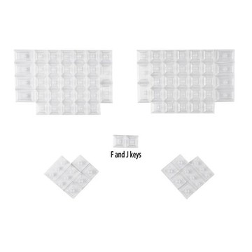 DSA透明黑透無字ABS材質十字菊花兼容Ergo Ergodox Planck鍵盤帽