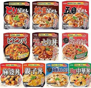 丸美屋 どんぶり ごはん付き 10種類 アソート セット 親子丼 麻婆丼 中華丼 ビビンバ とり丼 海鮮あんかけ トマトリゾット 釜めし3種