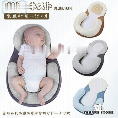 ベッドインベッド 赤ちゃん ベビーネスト ドーナツ枕 持ち運びやすい 添い寝 新生児 012ヶ月 誕生祝い ベビーベッド 通販 Lineポイント最大get Lineショッピング