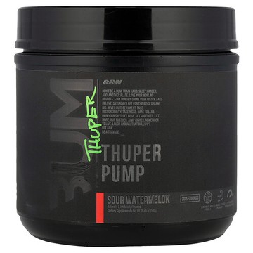 Raw Nutrition, Bum，Thuper Pump，酸西瓜味，20.46 盎司（580 克）