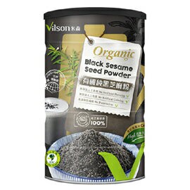 米森   有機純黑芝麻粉350公克/罐