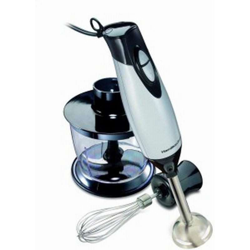 ハミルトンビーチ Hamilton Beach 59765 ハンドブレンダー ブレンドワンド 泡立て器 3カップ分チョッピングボウルの3点セット シルバーと 通販 LINEポイント最大1.0%GET LINEショッピング ハミルトンビーチ ハンドミキサー