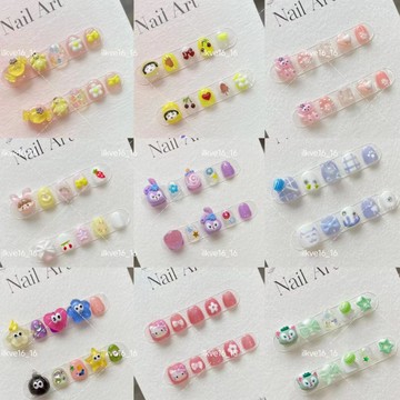 小尺寸🎨可愛風玲娜貝兒棒棒糖純手工穿戴甲可拆卸