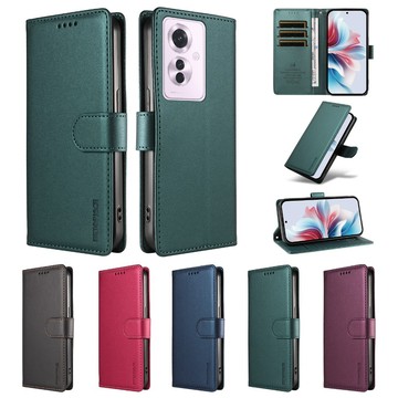 新款珠光純色防盜刷皮套 OPPO Reno 10/10Pro 11F Pro＋磁吸側扣 手機殼 保護套 保護殼 掀蓋皮套