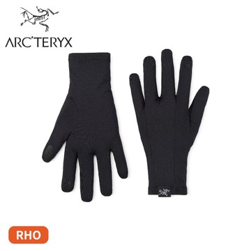 【ARC'TERYX 始祖鳥 Rho 內層快排手套《黑》】X000006583/觸控手套/防曬手套/機車手套
