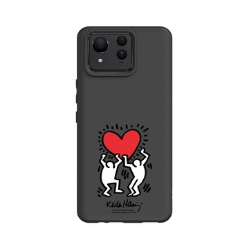 Zenfone 11 Ultra SolidSuit 黑 - Keith Haring - 愛心