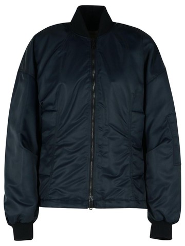 Sportmax 'Zebu' Black Nylon Bomber Jacket