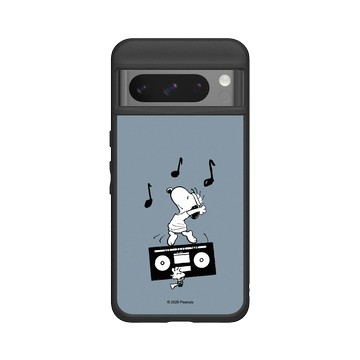 Pixel 8 Pro SolidSuit 黑 - 史努比 Snoopy - 隨音樂搖擺吧！
