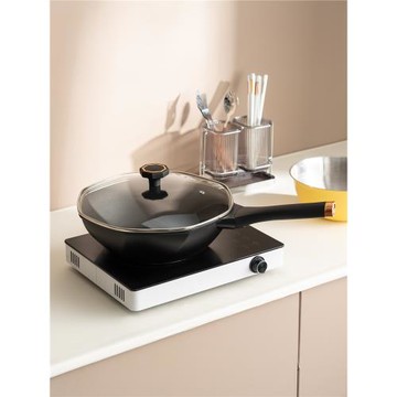 onlycook 北歐ins風高顏值不粘鍋家用炒鍋八角鍋燃氣電磁爐通用