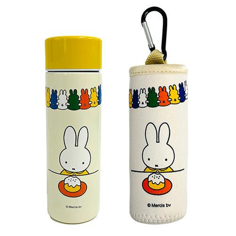 miffy500ml 水筒 ミッフィ お顔いっぱい クリアボトル - 食器