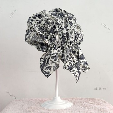 🎇可開發票✨新款帽子女純棉頭巾帽三角棉佈海盜帽薄款透氣騎行帽民族風包頭帽#免運