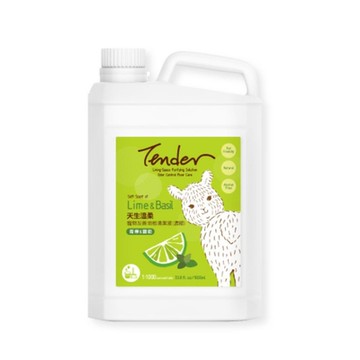 (台灣公司貨)TENDER天生溫柔-寵物友善地板清潔濃縮液-青檸羅勒 33.8fl.oz/1000mL