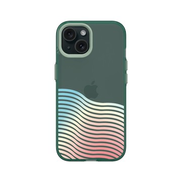 iPhone 15 Clear 憂墨綠 - Classics - 漣漪