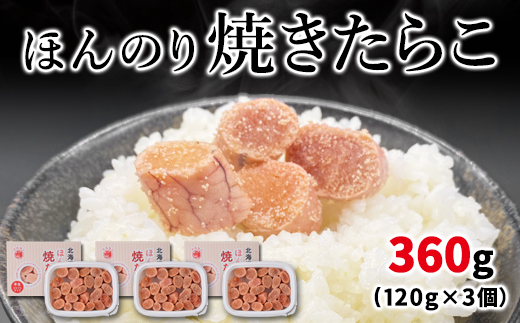 北のハイグレード食品2021認定 北海道産 ほんのり焼たらこ 120g×3個（360g）