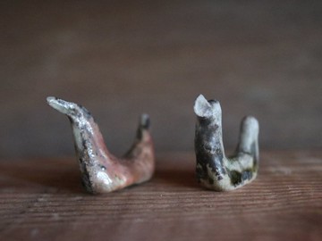 手工陶藝筷架/匙架組_dk