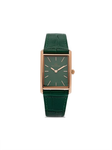 Daniel Wellington - Bound 22mm - women - Calf Leather/stainless steel - One Size - Green