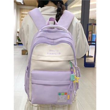 書包女初中生韓版清新大容量校園少女背包高中生大學生小眾雙肩包