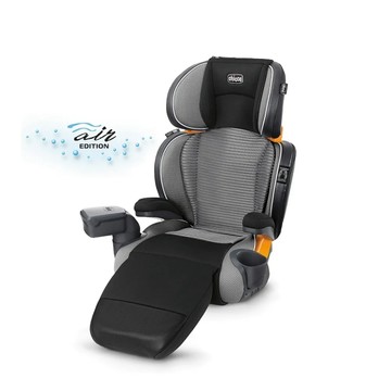 Chicco KidFit Zip Plus成長型安全汽座Air版-典藏黑 3歲以上適用