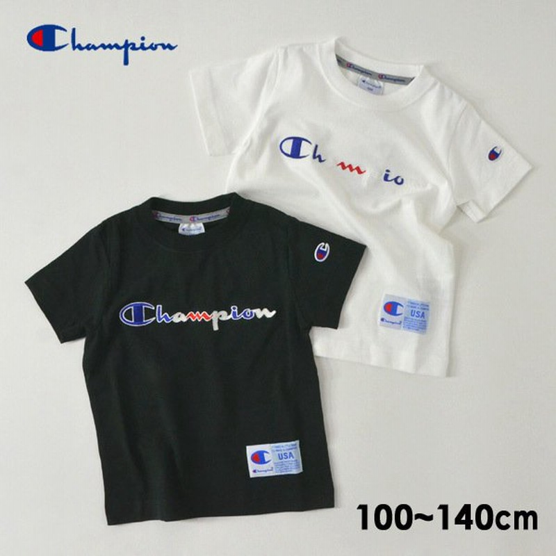 メール便可チャンピオン 1912 17 14mm 刺しゅうロゴtシャツ キッズ ベビー トップス 半袖 半袖tシャツ ブランド ロゴ シンプル 子供服 Champion 通販 Lineポイント最大0 5 Get Lineショッピング