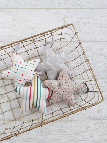 現貨!【IFV/草本香氣吊飾/鑰匙圈】星星款 薰衣草 日本布 美國布