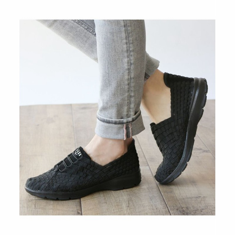 フィン メッシュストレッチスニーカー レディース ブラック 22 5cm Fin 通販 Lineポイント最大get Lineショッピング