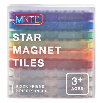 MNTL 積木好朋友 9片 Set 3+ 兒童玩具  多色  1組