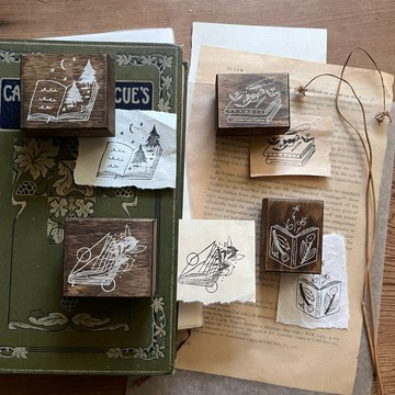 柔軟的故事 Soft Story - 木製印章 wooden stamps
