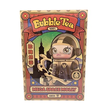Pop Mart Labubu MEGA SPACE MOLLY 泡泡瑪特限量收藏版珍珠奶茶公仔玩偶