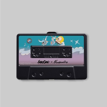 HeadphoneDog｜囂搞聯名款金屬卡帶名片盒/錢夾－水手藍