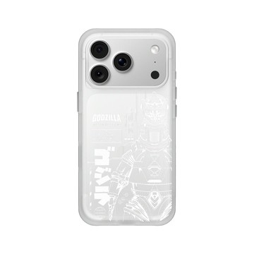 iPhone 18 Pro SolidX 霧透 - 哥吉拉 Godzilla - 機械哥吉拉(白)