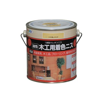 ASAHIPEN 朝日塗料 油性木器著色清漆 透明平光  無添加甲醛 甲苯 重金屬  1罐