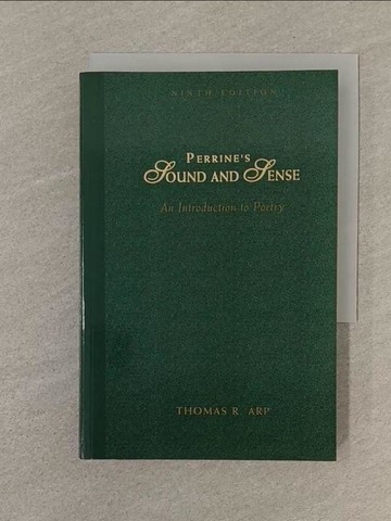 【書寶二手書T1／文學_SQW】Sound and Sense-An Introduction to Poetry_Perrine