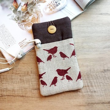 客製化電話包 手機袋 手機保護布套例如 iPhone - 紅小鳥(P-58)