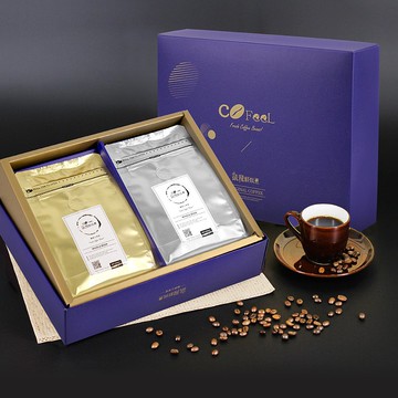 CoFeel凱飛 耶加雪菲│黃金曼特寧│咖啡豆禮盒│一磅│附提袋