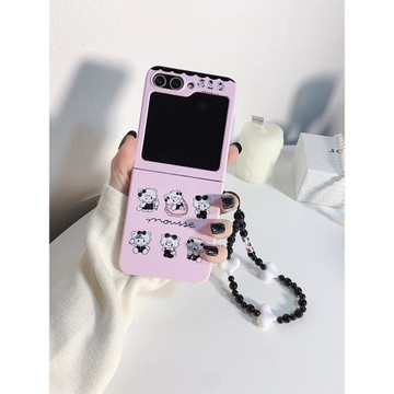 粉黑色適用三星zflip7fe手機殼zflip6折疊屏flip5全包W25心系天下保護套超薄大視窗小眾女新款高級感可愛防摔