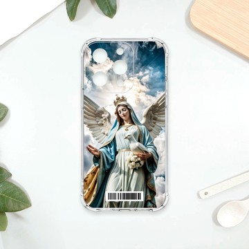 TRON IPhone 15 PRO 聖母寫實派 四角防摔載具殼 軟殼 手機殼