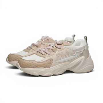 FILA 休閒鞋 HIDDEN TAPE 奶茶 復古 老爹鞋 女 5C329A717