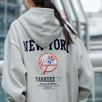 MLB 美國職棒大聯盟 刺繡後背設計 帽T 連帽上衣 長袖 87219277