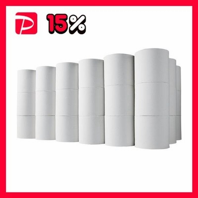 TANOSEE トイレットペーパー無包装 シングル 芯なし 170m 1ケース（48ロール）