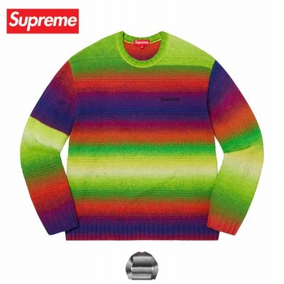 新品未使用 supreme レインボーセーター ニット/セーター トップス